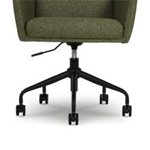 Better Homes & Gardens Juliet Office Chair, Ivory Boucle And Matte Black - 橄欖綠 - 查看 7