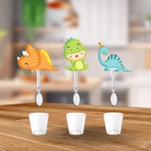 Colherzinha Brigadeiro Tema Dinossauro 50 Unidades