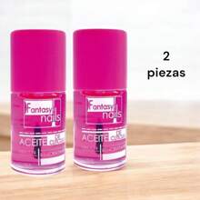 2 PIECES FANTASY NAILS CUTICLE OIL - Pink - View 2
