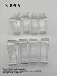 24pcs/16pcs/8pcs Tablecloth Clip, Transparent Anti Slip Fixing Clip, Kitchen Tablecloth Clip, Household Tablecloth Anti Slip Fixing Device, Wholesale, Plastic Tablecloth Clip, Tablecloth Fixing Device, Suitable For Outdoor Tablecloth Clip, Picnic, Wedding, Camping, Restaurant, Conference, Party, Festival, Etc - Multicolor - View 14