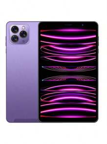 " 8-Inch Android 12 TAB 14 Tablet With ARM Cortex A7 1.7MHz, 4GB RAM, 64GB ROM,CPU MTK6582 ,Stunning 1280*800 Resolution - Choose Black, Purple, Or Blue!" - 紫色 - 查看 2