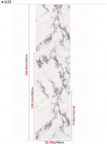 1 Roll 118.11in/39.37in Faux Black & White Marble Thickened Waterproof Wallpaper, Kitchen Renovation Waterproof & Washable Removable Self-Adhesive Tile Wall Paper, Black & White Granite Countertop Renovation Sticker, Home Decor Gifts Birthday Graduation Wall Stickers Room Decor Wall Decor Wall Sticker - Black and White Marble - View 12