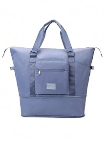 Sac de voyage pliable, sac à dos, sac de rangement grande capacité, sac de maternité pour l'hôpital, sac de bagage pour dortoir d'étudiant, sac de séparation humide et sec, sac de nuit, sac de sport, unisexe pour voyages, fitness, natation, sac de toilette de voyage, sac de rangement de maquillage, sac de plage, sacs essentiels pour les vacances, fournitures scolaires, essentiels de voyage, pour dames, pour le collège, la salle de bain