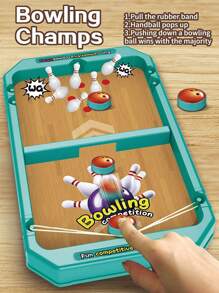 Juego de mesa interactivo educativo para padres e hijos, minijuego de dedos para niños con accesorios aleatorios, apto para niños y niñas, ideal para fiestas, bares y reuniones familiares (la medición manual puede tener una ligera desviación)