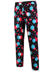 2pcs/Set Men's Printed Suit Set (Random Print) - Multicolor - View 6