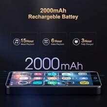 80GB MP3 Player Bluetooth WiFi Touch Screen Android Player With Speaker FM Radio Spotify  Music Deezer Audible Browser Up To 512GB - Black1 - View 7