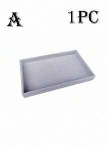 4 件/套天鹅绒珠宝托盘、珠宝展示托盘、珠宝收纳托盘、珠宝整理托盘、化妆品整理盒、化妆品展示托盘、时尚珠宝展示托盘、纯色珠宝托盘、可堆叠珠宝托盘、多隔间珠宝托盘、项链展示托盘、戒指收纳托盘、口红整理托盘，适用于梳妆台、珠宝展示架、卧室、珠宝参展商、珠宝整理器、珠宝整理器、化妆品收纳、化妆品展示