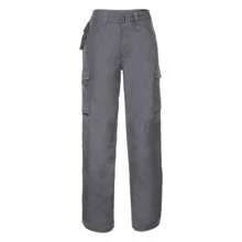 Russell Europe Work Wear Heavy Duty Trousers / Pants(Regular) (Convoy Grey) - 65% Polyester/35% Cotton - Grey - View 1