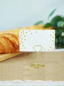 12 Porta Cartellini, Supporti a forma di cuore in oro e diamante per numeri di tavolo, per foto, biglietti regalo e segnaposto, fermacarte per centrotavola, decorazioni per matrimoni, feste di nozze, festa di nascità, compleanni e San Valentino