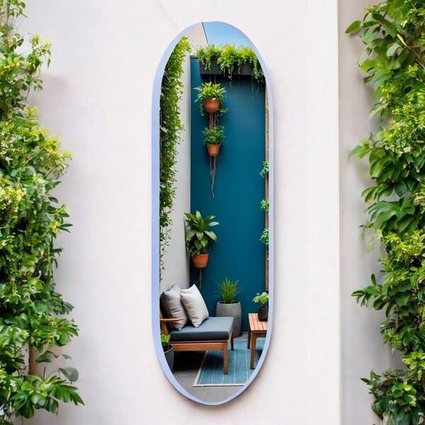 Espelho Moderno Decorativo Oval Grande
