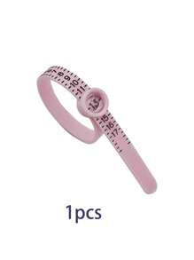 1/2 件戒指测量环，戒指尺寸测量工具，美国尺寸手指尺寸调节器标准软尺寸戒指测量工具戒指尺寸测量套装可重复使用手指尺寸量规测量工具带放大镜珠宝尺寸工具 1-17 美国戒指尺寸