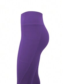 5 chiếc quần legging tập yoga cạp cao có túi cỡ lớn cho nữ, quần bó thời trang ngoài trời ôm vừa vặn - Nhiều màu - Xem 5