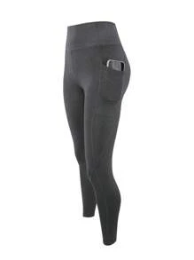 5 chiếc quần legging tập yoga cạp cao có túi cỡ lớn cho nữ, quần bó thời trang ngoài trời ôm vừa vặn - Nhiều màu - Xem 2