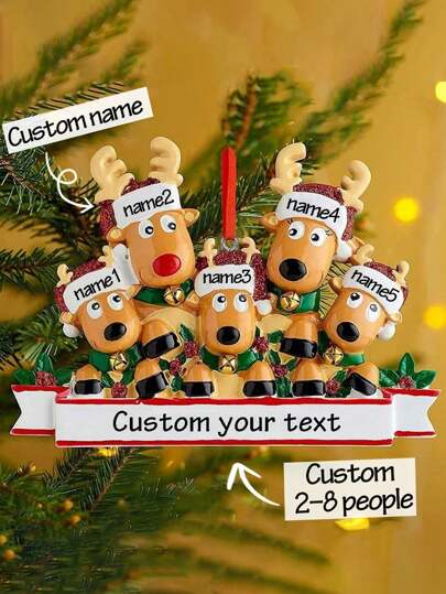 1pc Personalized Christmas Ornaments With Name - Custom Picture Christmas Ornaments 2024, Ornaments For Christmas Trees, Christmas Decor, Xmas Gifts For Mom Dad Pets Friend Gifts For Women Friendship,Personalized Family Christmas Tree Ornament,Multi-Functional,Adjustable, Waterproof,Anti-Mold,Ornamental,Exquisite,Adorable,High-Quality,Modern,Colorful,Custom,Personalized,Unique,Ideal Gifts For Him,Ideal Gifts For Her,Boyfriend,Girlfriend,Dad,Mom,Family,Friends,Youth,School Students,Office,Tea Room,School,Home,Slow Summer Living,Personal Items