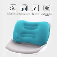 Comfortable Portable Inflatable Cushion, Camping Cushion, Pool Cushion, Ultra Soft Car Cushion For Lumbar And Neck Support