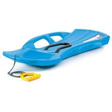 Prosperplast Sled With Side Handles, Movable Central Protection And Footrest, With Rope, SNOW TRAIN CONTROL Model. Free Shipping In 24/48h - Blue - View 1