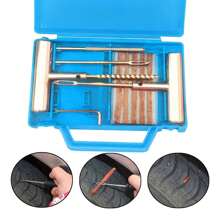 12pcs Portable Car Tyre Puncture Repair Kit For Repairing Tubeless Tires For Car Trucks Motorcycle,Etc - Blue - View 6