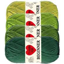 4 Pack Crochet Yarn Kit, Crochet Yarn, 4 Ply Acrylic Yarn, Crochet And Hand Knitting Yarn, 4 Skeins 5.08oz Each, Suitable For Beginners