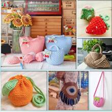 4 Pack Crochet Yarn Kit, Crochet Yarn, 4 Ply Acrylic Yarn, Crochet And Hand Knitting Yarn, 4 Skeins 5.08oz Each, Suitable For Beginners