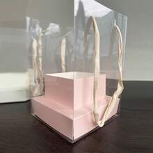 1/3/5 piezas Caja portadora de flores, Caja de embalaje de ramos, Caja transparente para arreglar flores, Caja de regalo floral DIY, Decoración de escritorio, Regalo, Regalo de cumpleaños, Regalo de boda, Regalo del Día de San Valentín, Regalo del Día de la Madre - Multicolor - Ver 11