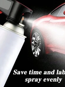 Portable Paint Can Trigger Handle, Power-Assisted Painting Attachment, Universal Compatibility, Plastic Material - Automotive Painting