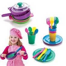 26pcs/20pcs Kids Kitchen Toys Set, Cooking Pretend Play Dishes Toy For Boys And Girls, Gift (Some Colors Random)