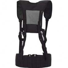 SINAIRSOFT SINAIRSOFT Tactical Padded Battle Belt With Detachable Suspender Straps,Airsoft Combat Duty Belt Removable Harness