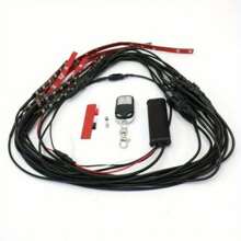 12Pcs Motorcycle RGB LED Neon Under Glow Lights Strip Kit - Black - View 9