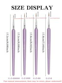 2pcs Women's Boutique Eyeliner Brush And Eyebrow Makeup Brush Eyeliner Brush Boutique Makeup Brush Tear Brush Simple Eyeliner Brush Beginner, Down To Eye Shadow, Undercover, A Natural Outline Of Eyeliner Brush