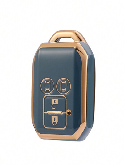 1pc Grandma Gray Suzuki Car Key Fob/Shell