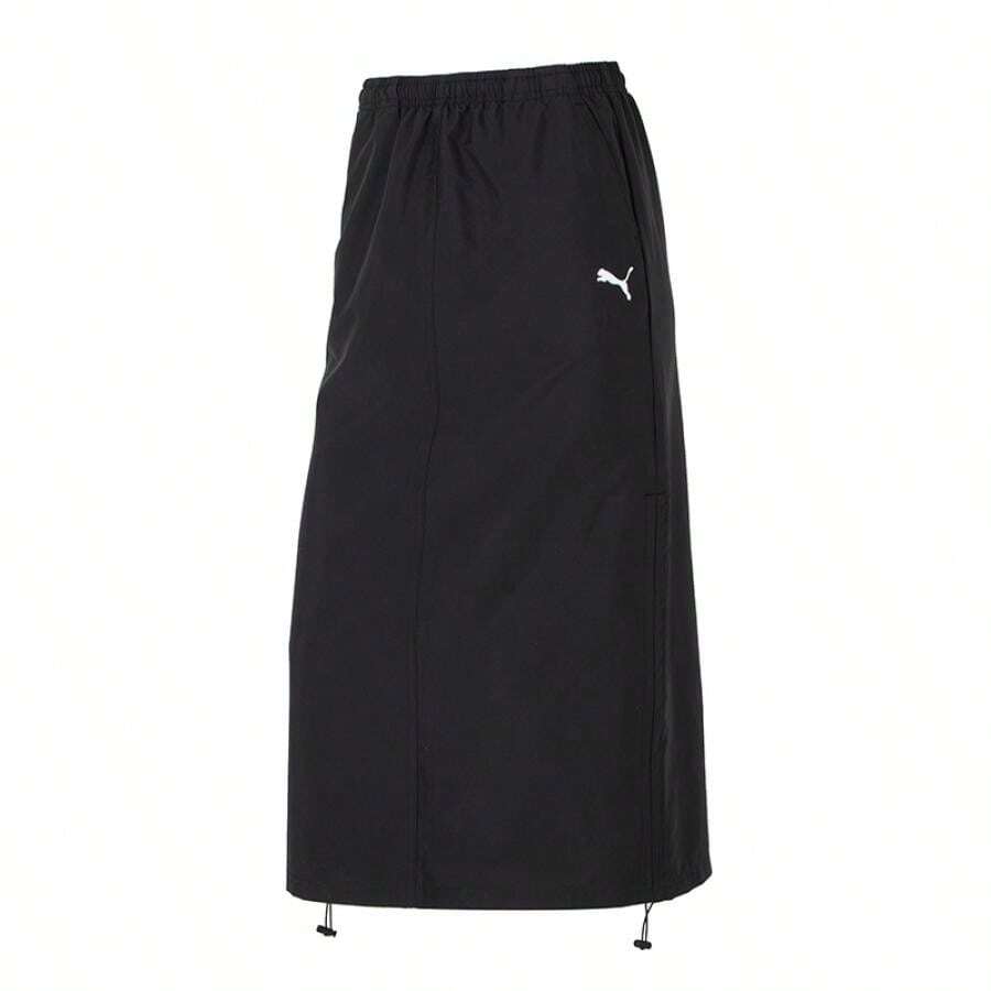 Puma 女士黑色直筒长裙 628060-01 - 黑色 - 查看 1