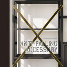 INNOD 70" X 70" Industrial Bookshelf, Large 5-Tier Triple Bookcase With Storage Cabinet, 14-Shelf Display Unit, Metal Frame Etagere Furniture For Living Room, Bedroom, Home Office - màu đen - Xem 7