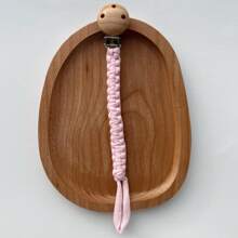 1 pieza Chupete de dentición de bebé hecho a mano a ganchillo con correa elástica para chupete - cordón trenzado - Ver 17