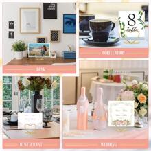 40pcs Heart Shape Metal Gold Table Number Seat Card Holder, Photo Holder Stand Wedding Table Number Name Card Holder Suitable For Wedding Valentine's Day Birthday Party Table Sign Decoration