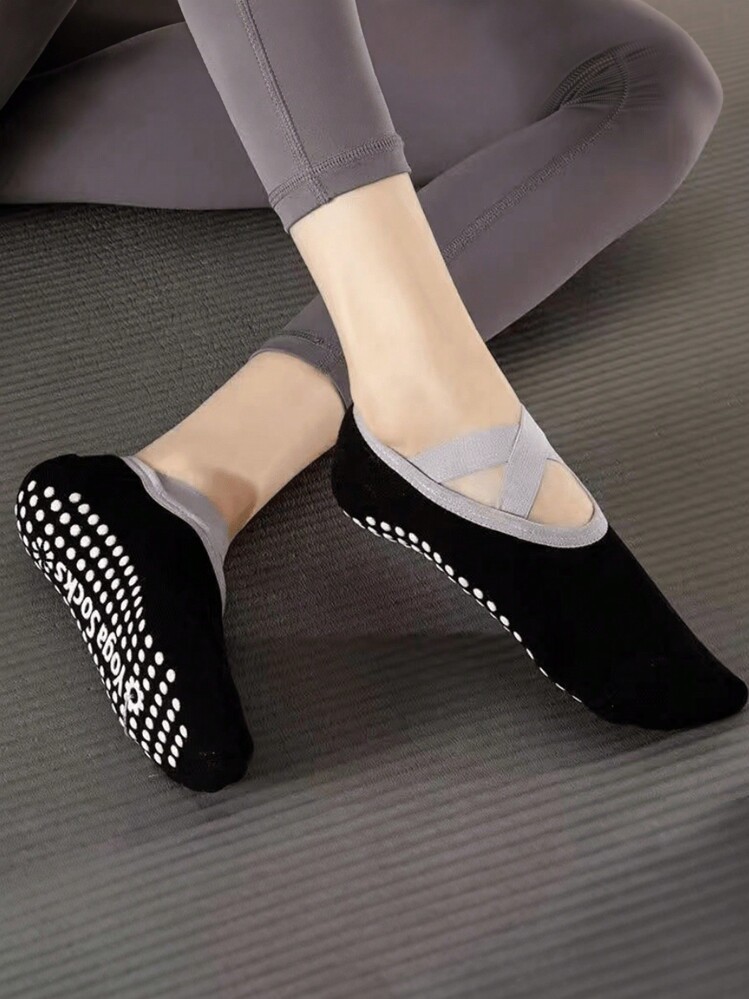 3 أزواج جوارب بيلاتس مانعة للانزلاق للنساء، جوارب...