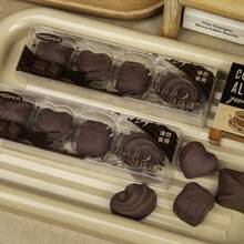 巧克力橡皮擦 - 一套 4 个创意零食形状橡皮擦，逼真的黑色巧克力橡胶橡皮擦，有趣而独特的文具，适合儿童和成人返校