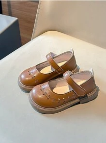 Girls' Leather Shoes, New Spring/Autumn Princess Shoes, Soft Bottom, Children Footwear