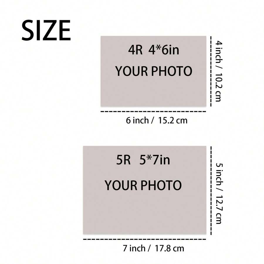 Custom photo prints personalized photos standard size glossy sets