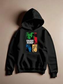 Cowboy Bebop Sweatshirt Eduard Jet Black Bounty Hunters Anime Cang 0301 NERD VEST - 黑色 - 查看 1