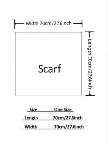 1 chiếc khăn vuông trơn màu dành cho nữ, khăn choàng thời trang bằng vải satin trơn có thể sử dụng linh hoạt làm băng đô, thắt lưng, quấn cổ - Màu xanh nhạt - Xem 2