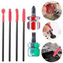 EDCUEBE7 6/8/10pcs Sewing Machine Cleaning Kit, Sewing Machine Repair Tools Including Tweezers, Double-Ended Brush, Screwdriver, Seam Ripper, Silicone Brush For Repairing And Cleaning Sewing Machines (Random Color) - Multicolor - View 14