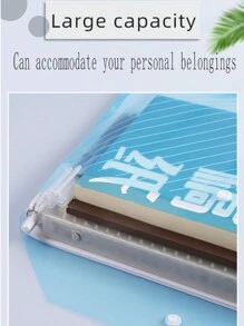 10/20pcs A4 Size Transparent Colorful PP Plastic File Folders, Waterproof Large Capacity For Office Document Storage And Student Stationery Organization, Great For Back To School Season,Back To School,School Supplies