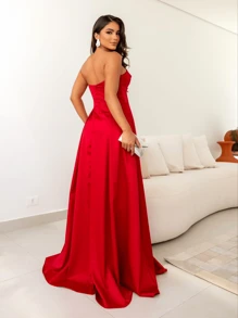 Bridesmaid Dresses - Red - View 1