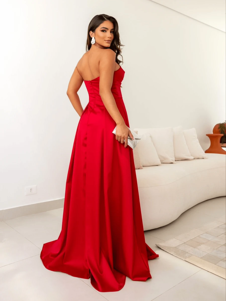 Bridesmaid Dresses - Red - View 1