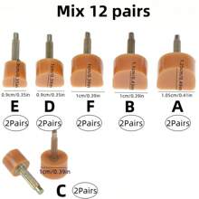 10Pairs High Heels Replacement Shoe Cap, Silent And Durable, High Heels Protection Nail,Round And U-Shaped High-Heeled Shoe Studs(Black And Apricot)