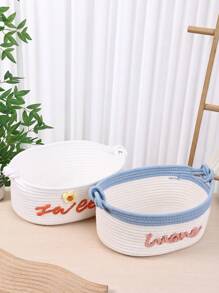 Cesto di immagazzinaggio personalizzato con nome fatto a mano, in tessuto intrecciato, ideale per trucchi, giocattoli, telecomandi, accessori vari e decorazione. Regalo ideale per coppie, festività, soggiorno, cucina, camera da letto. Vasi moderni in rattan, cestini boho in erba di mare con vibrazioni costiere. Telaio in metallo misto naturale per decorazione casa e giardino. Multifunzionale, riutilizzabile, facile da pulire, anti-muffa, traspirante, elegante, carino, alla moda, adorabile, di alta qualità, morbido, personalizzato, unico, regali ideali per lui, regali ideali per lei, fidanzato, fidanzata, papà, mamma, famiglia, amici, figlio, figlia, bambini, cucina, sala da pranzo, camera da letto, ufficio, soggiorno, casa, sala da tè, per anniversari, per lauree, per matrimoni