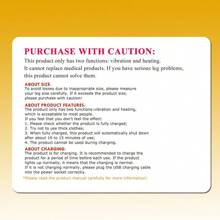 1 pieza Dispositivo de masaje de pierna, masajeador de rodilla ajustable con calor y vibración, 4 niveles de temperatura y 3 niveles de intensidad, para rodilla, hombro, codo