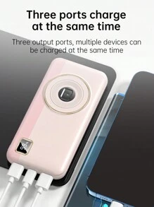 22.5W Retro Camera Shaped Power Bank With Magnetic Suction 10000 MAh Built-In Dual-Wire Magnetic Suction Portable 15W Wireless Power Bank 1 - Multicolor - View 7