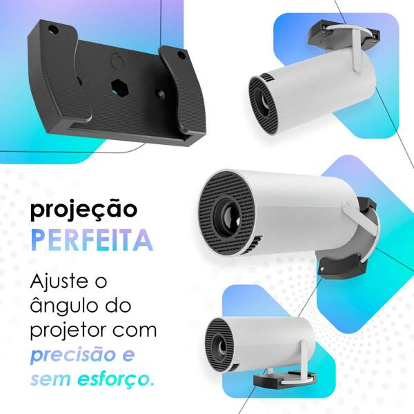 Suporte Compativel Com Projetor Salange Hy300 e Magcubic - 3D