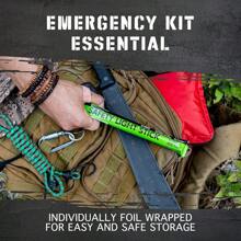 Emergency Glow Sticks With 12 Hours Duration, Individually Wrapped Industrial Grade Glowsticks Survival Gear, Camping Lights, Outages And Use - 50 Pack Green - View 5